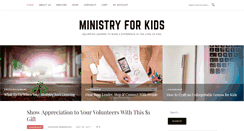 Desktop Screenshot of ministryforkids.com
